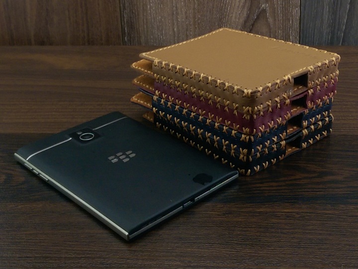 Bao Da Rút dành cho Blackberry Passport AT&T Dạng Hộp da bò
