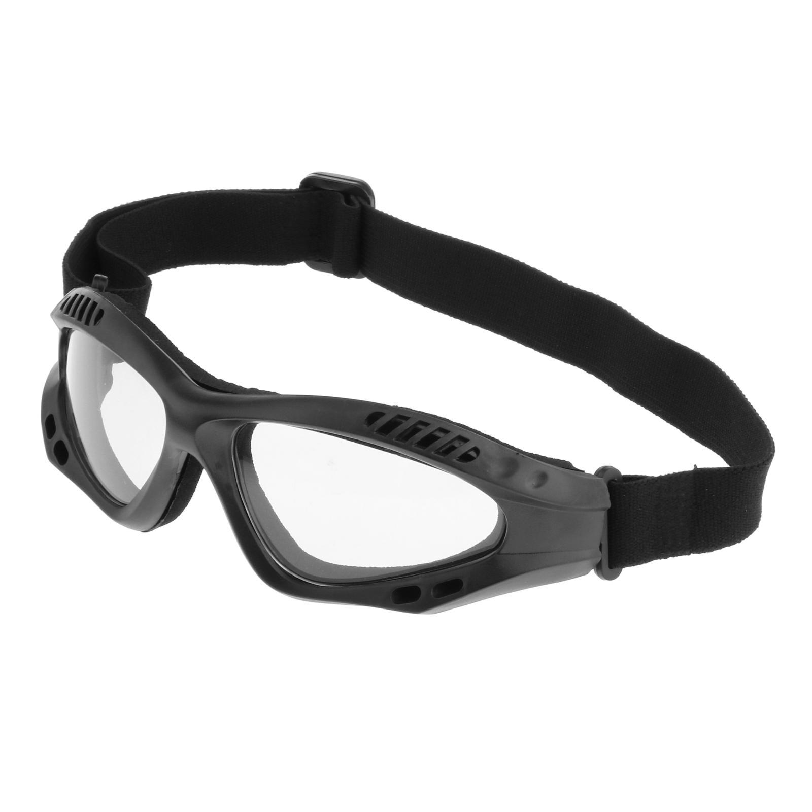 Tactical Safety Goggles, Anti Fog Military Glasses with Adjustable Strap for Riding Shooting Hunting Cycling