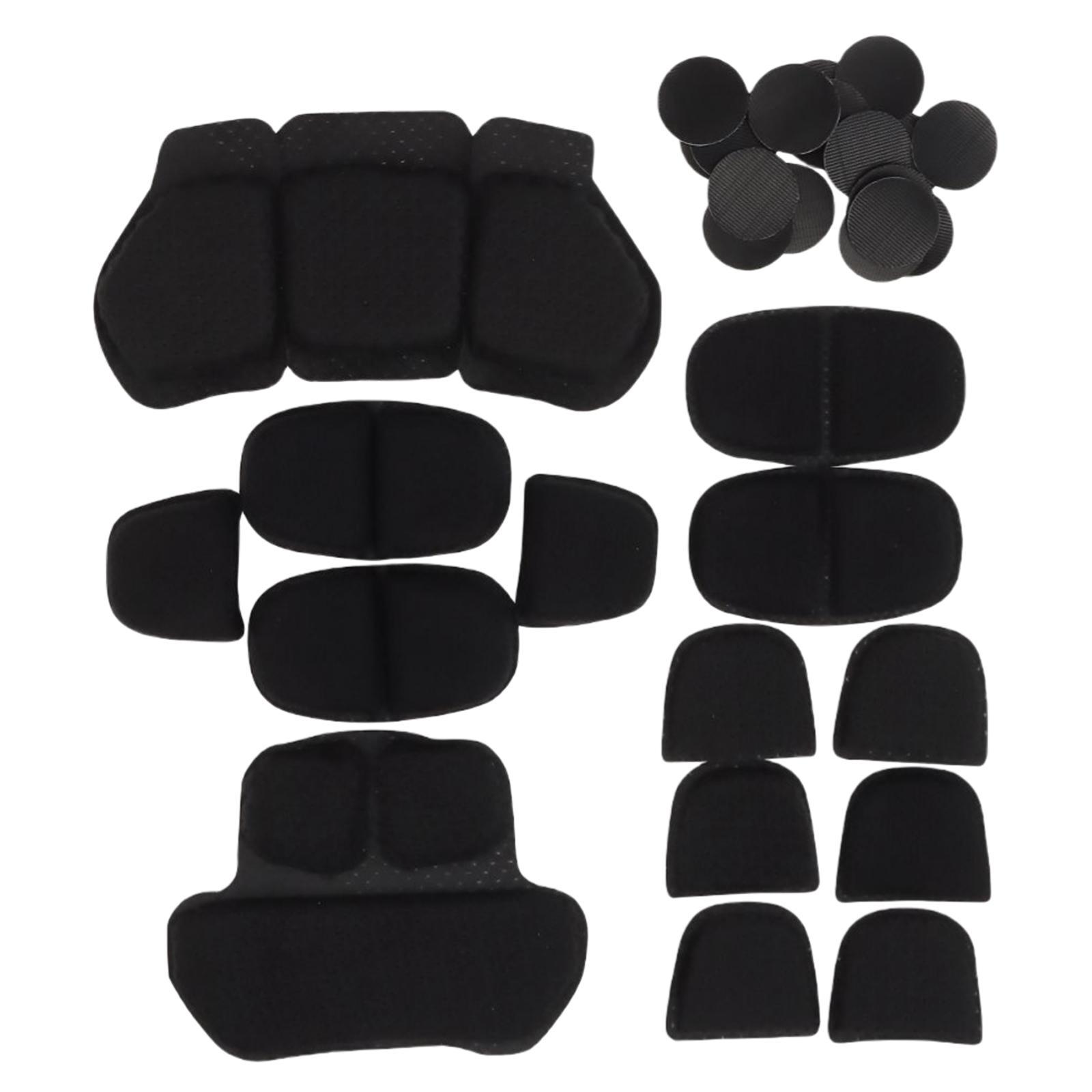Helmet Padding Helmet Replacement Pads, Soft and Durable Motorcycle Helmet Pads, Replacement Helmet Accessory Foam Pad Set