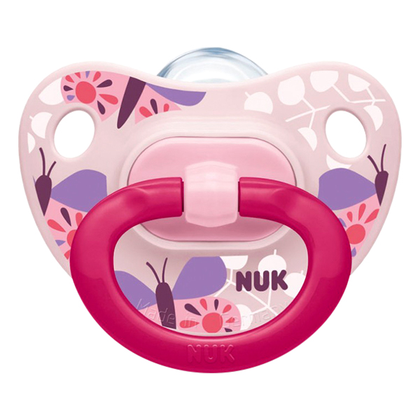 Bộ 2 Ti Giả NUK Silicone Classic NU01809 - Màu Ngẫu Nhiên
