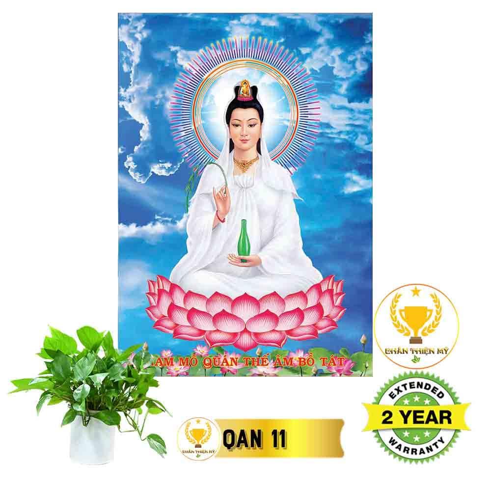 Tranh Quan Thế Âm Bồ Tát có khung_QAK2