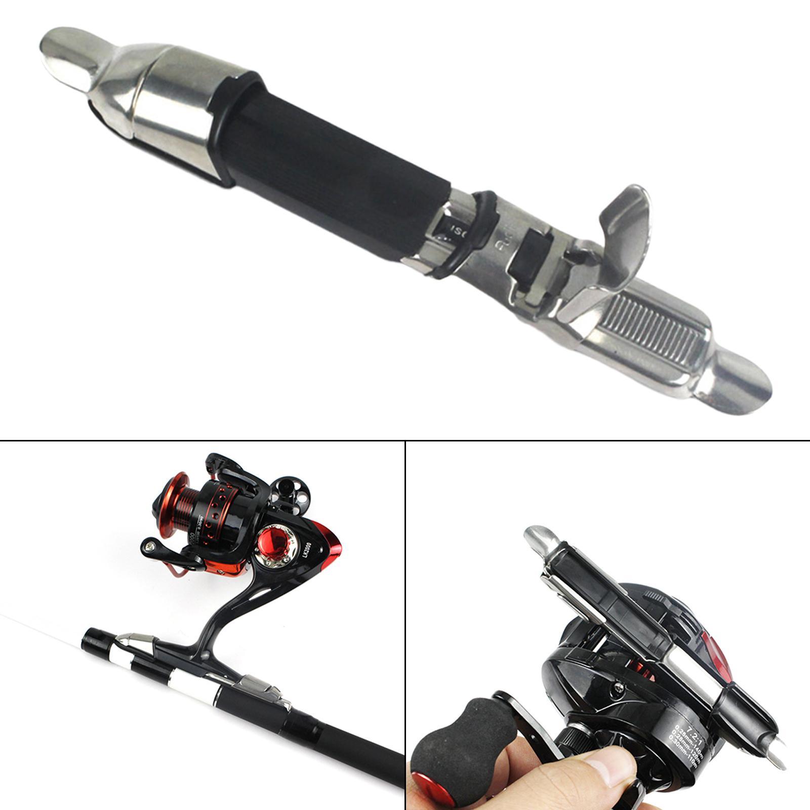 Stainless Steel Fishing Reel Seat Tool Stands Rod Clip Fishing Accessory