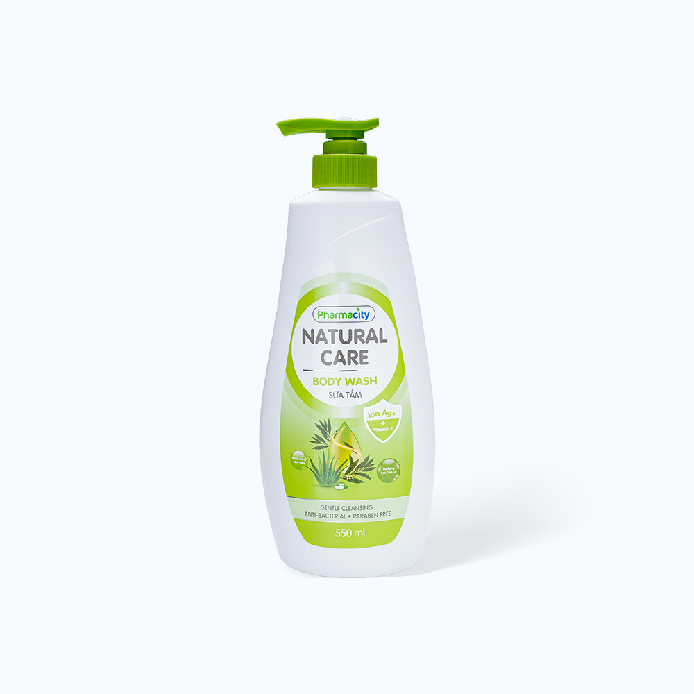 Sữa tắm chiết xuất thiên nhiên sạch khuẩn Pharmacity Natural Care