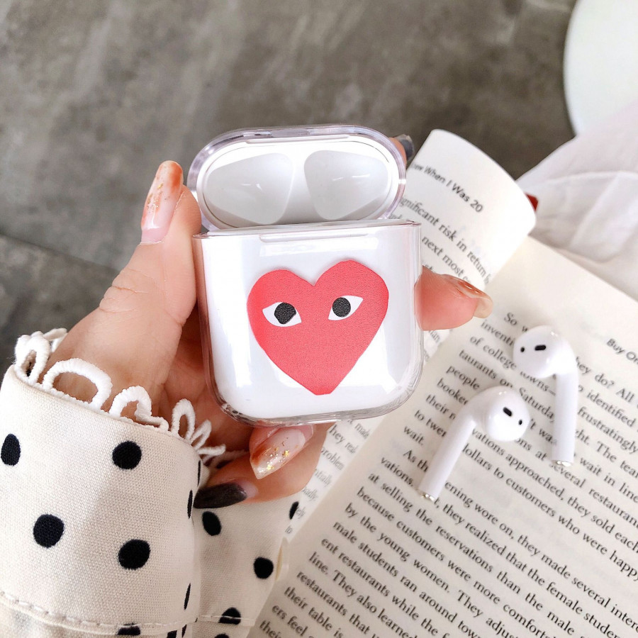 Ốp trong suốt cứng Cartoon cho Airpods