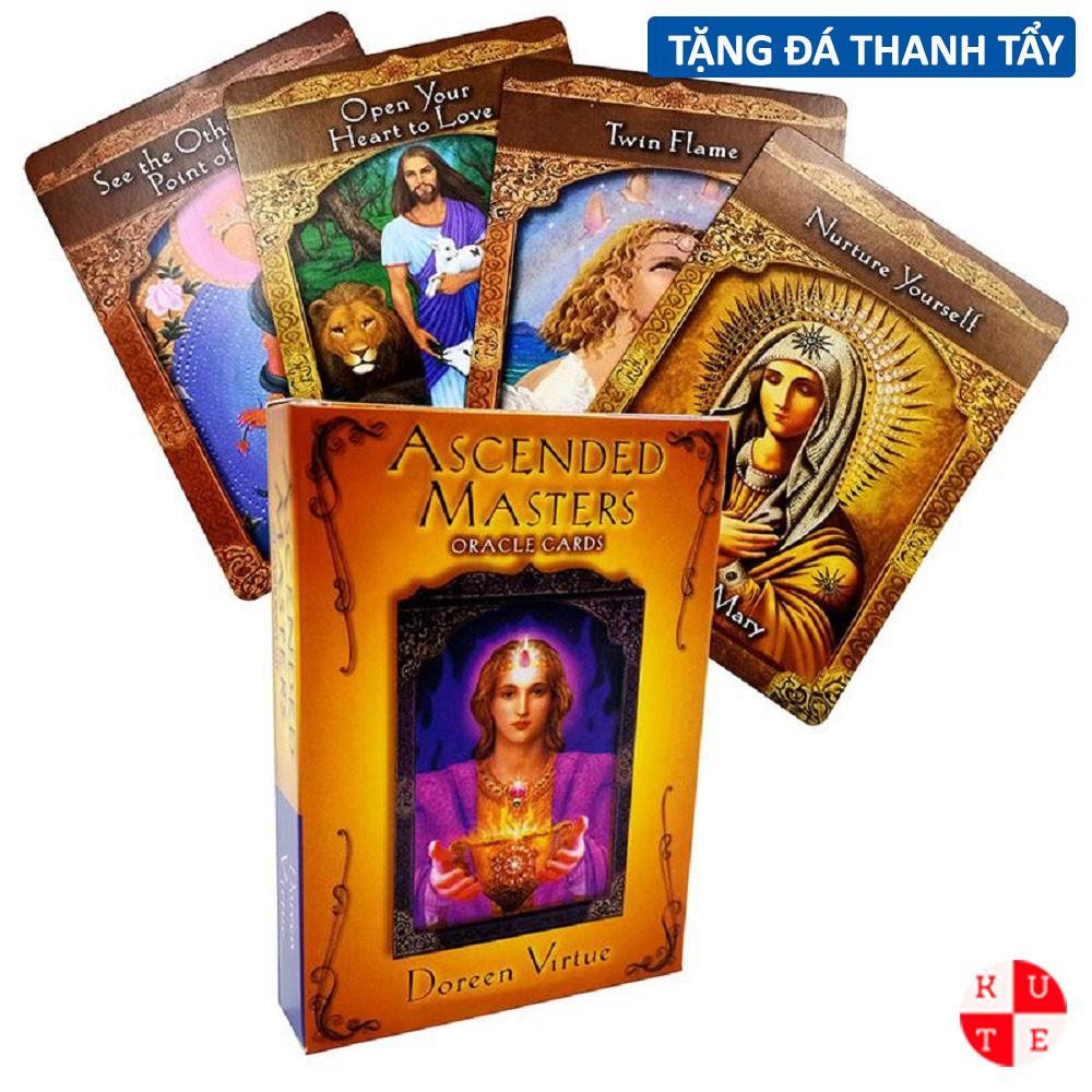 Bộ Bài Oracle Ascended Masters 44 Lá Bài Tặng Đá Thanh Tẩy