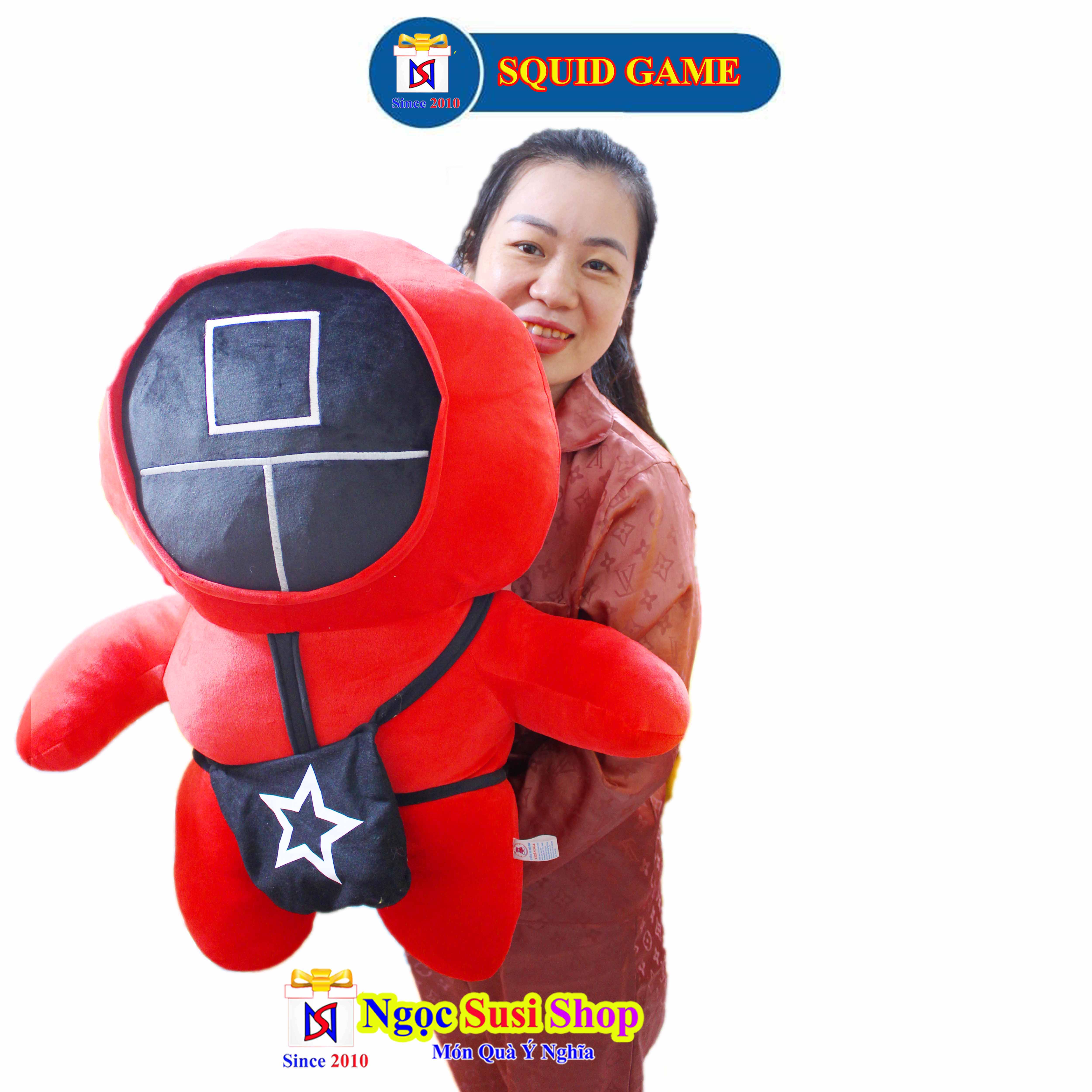 GỐI ÔM SQUID GAME SIÊU TO NHỒI BÔNG