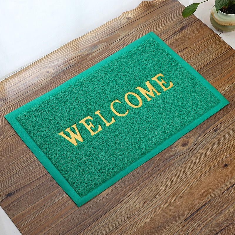 Thảm Nhựa Chùi Chân WELCOME Chống Trơn, Trượt Cao Cấp, Cỡ Đại 80*120cm để sảnh, để phòng khác, để sảnh sang trọng