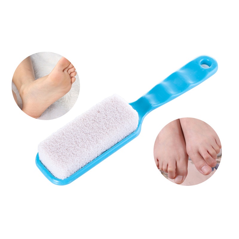 Combo Khăn tắm kỳ lưng Nhật Bản Whip's Kokubo + Bàn chà gót chân Ag+ Jabu  Made in Japan - Hồng - KB-048 - Bàn chà gót trắng