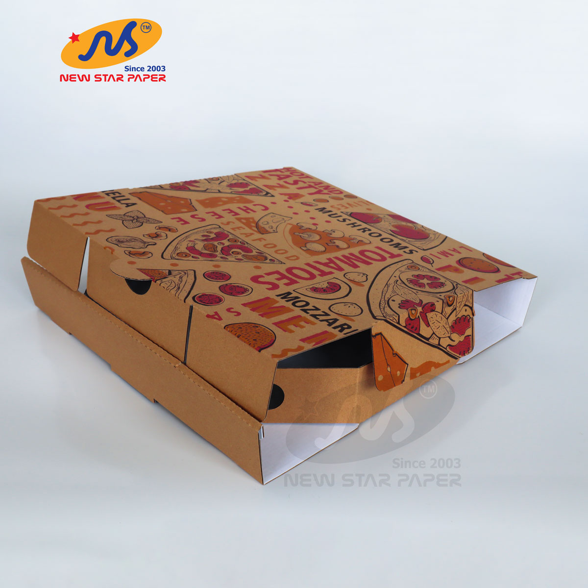 Size L - 32x32x5cm - Combo 10 hộp giấy pizza