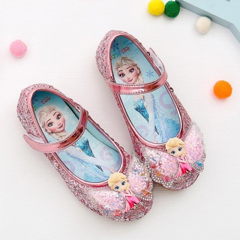 Giày búp bê nhũ Elsa - siêu xinh vạn bé mê