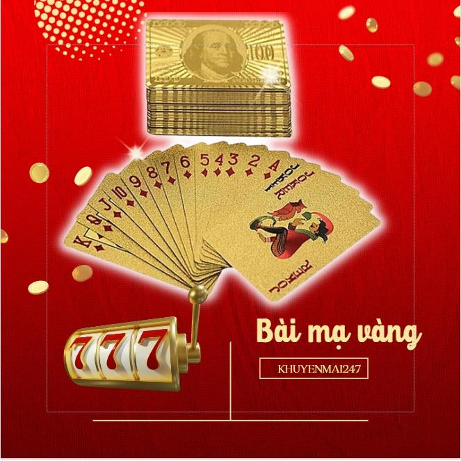 Bộ Bài màu Vàng May Mắn