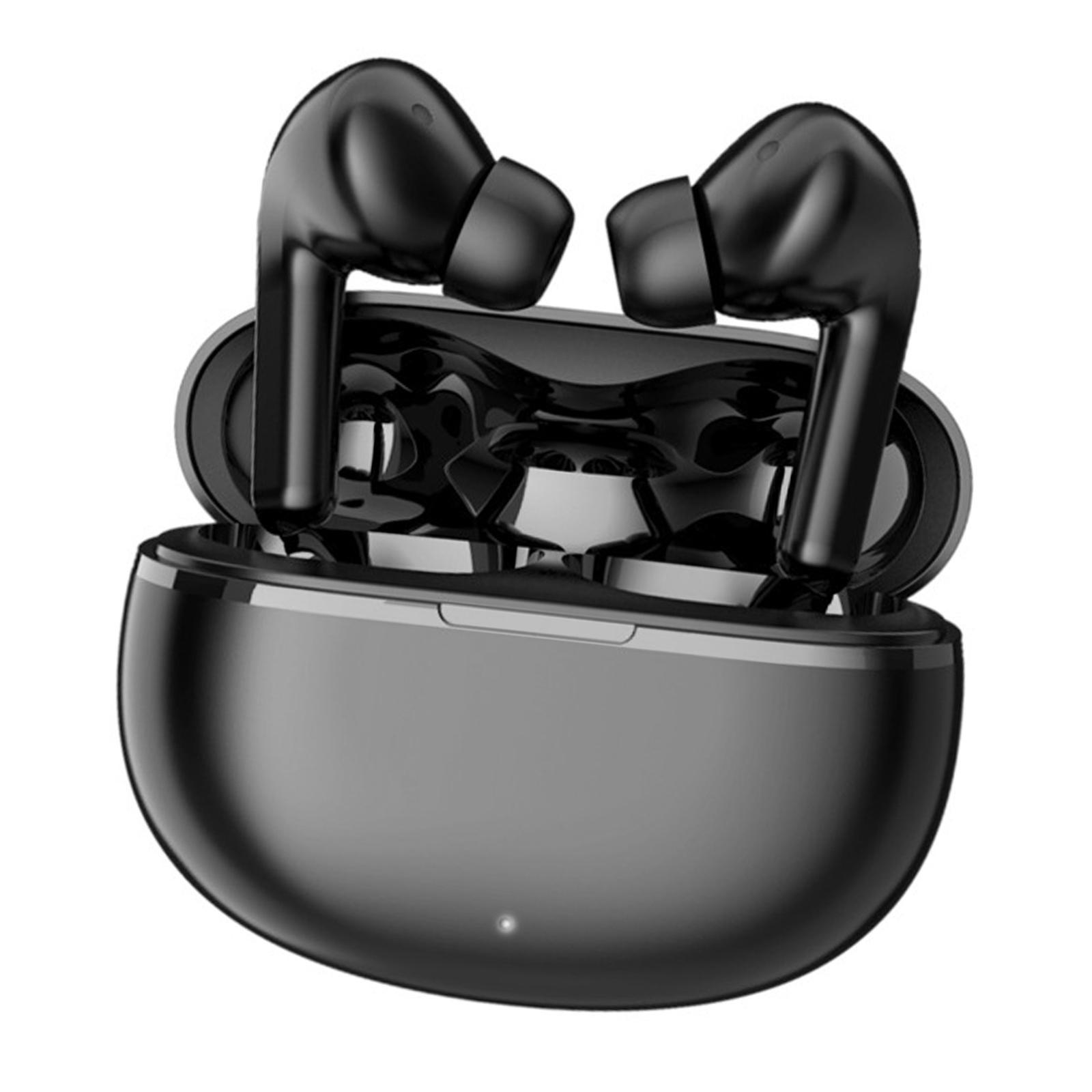 In Ear Earbuds V5.3 Earphones Comfortable Wear Hands Free  Control Sports Earphones Black Headphones for Workout Driving