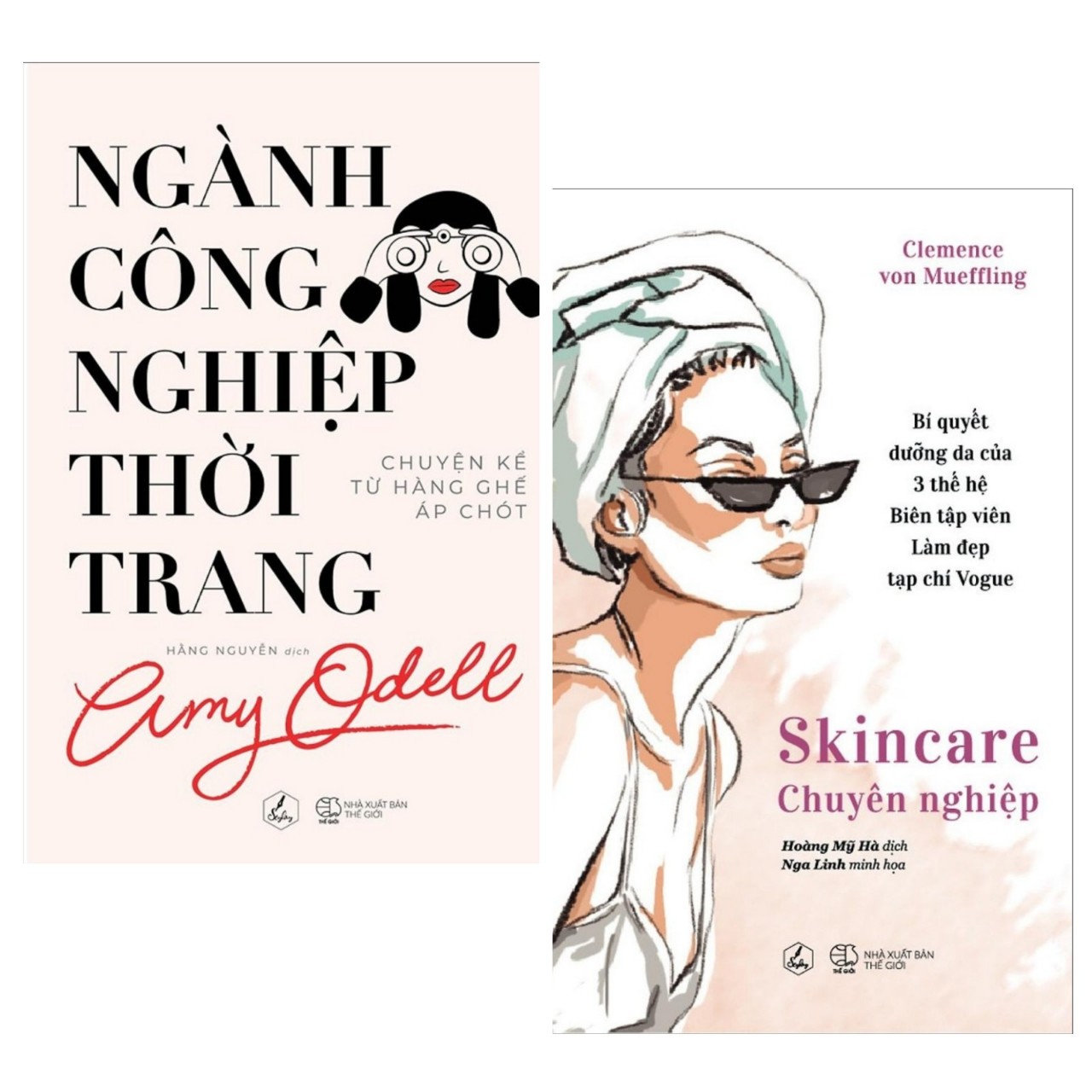 Combo Sách Dành Cho Các Cô Gái: Ngành Công Nghiệp Thời Trang + Skincare Chuyên Nghiệp - (Top Sách Bán Chạy Nhất / Sách Làm Đẹp / Tặng Kèm Postcard Greenlife)