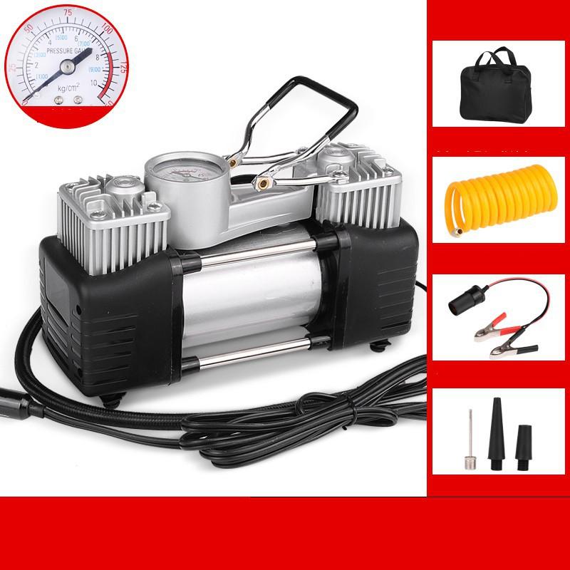 Bơm Ô Tô 2 Piston Xylanh AIR COMPRESSOR Công Suất Lớn Siêu Khỏe Siêu Nhanh