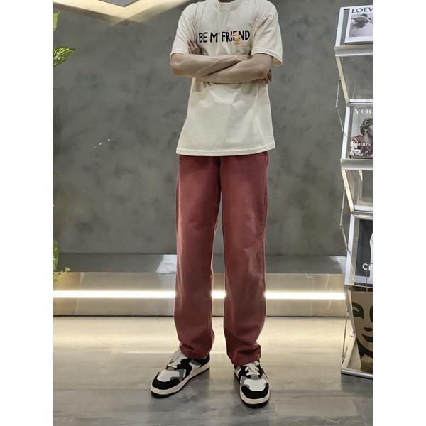 Baggy jeans quần jeans nam màu lạ phong cách