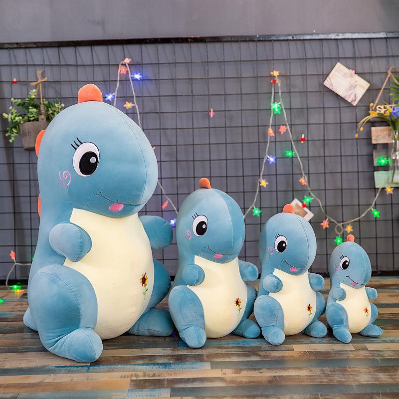 Gấu bông khủng long Baby ngồi siêu dễ thương mềm mịn (25cm---&gt;50cm) vải miniso 4 chiều cao cấp êm ái, hàng xịn loại 1 an toàn cho trẻ nhỏ