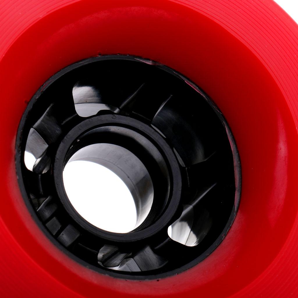 New Solid Cruiser Longboard Skateboard PU Wheel Standard 90*52mm High Elastic Shock Absorb