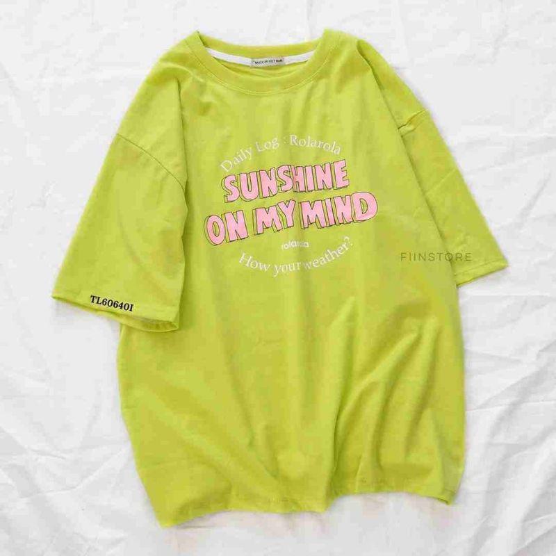Áo Thun Tay Lỡ SUNSHINE Freesize Cho Hè Rực Rỡ