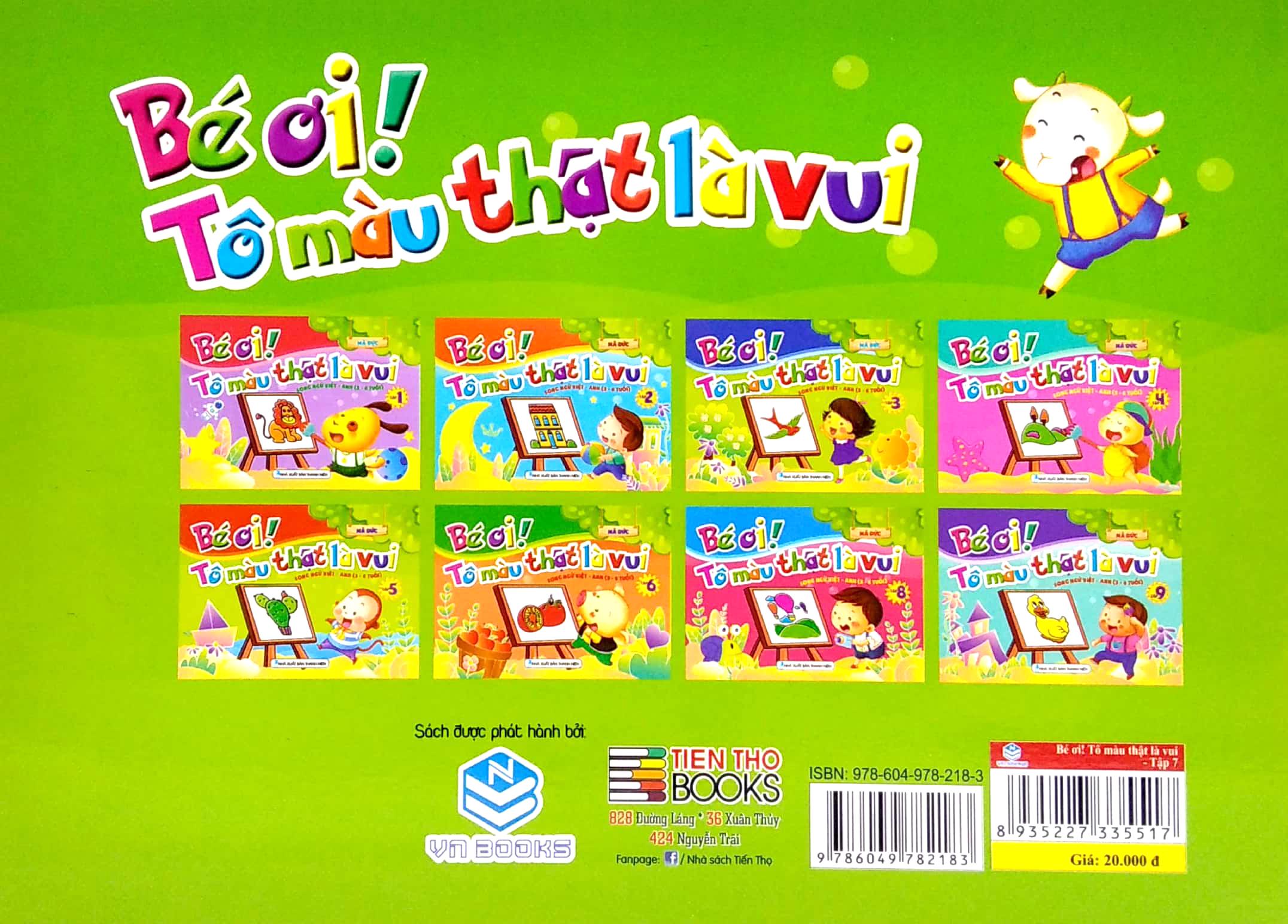 Bé Ơi! Tô Màu Thật Là Vui - Song Ngữ Việt - Anh - Tập 7