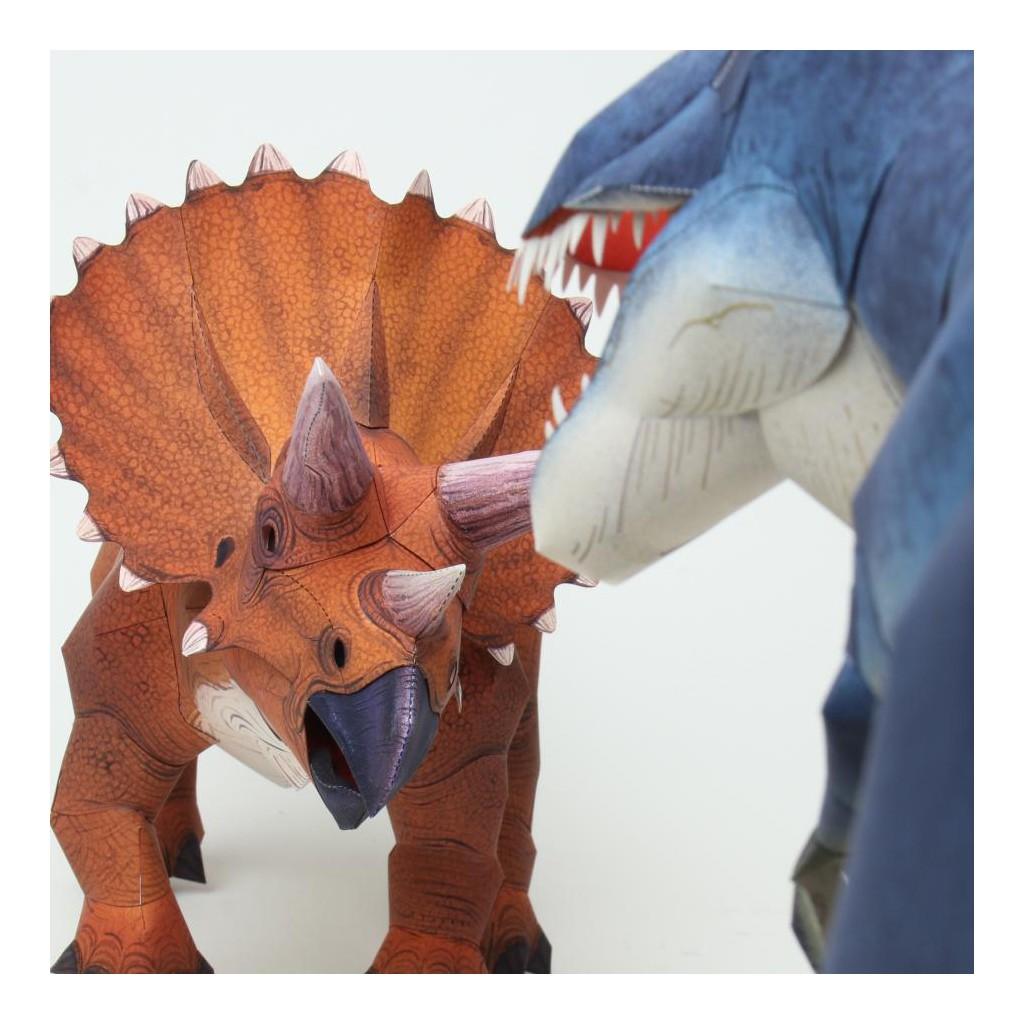 Mô hình giấy Khủng long Triceratops ver 2