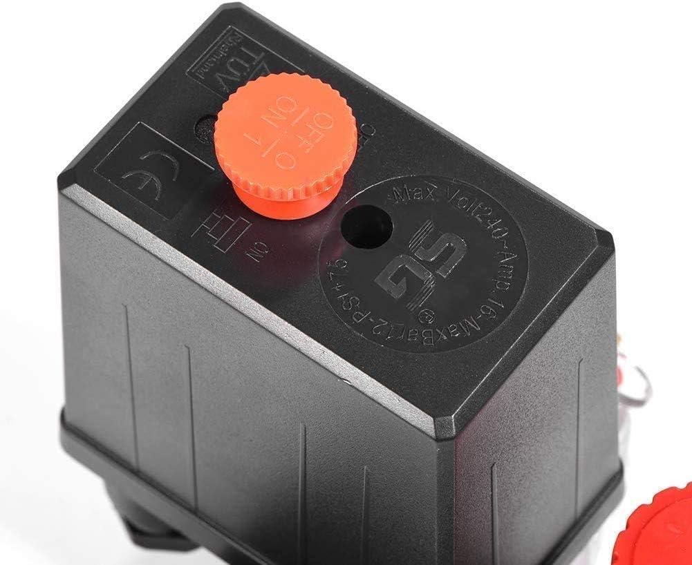 Công tắc áp suất Máy nén khí Bộ điều chỉnh áp suất Máy nén có công tắc đo Van điều khiển máy nén khí
