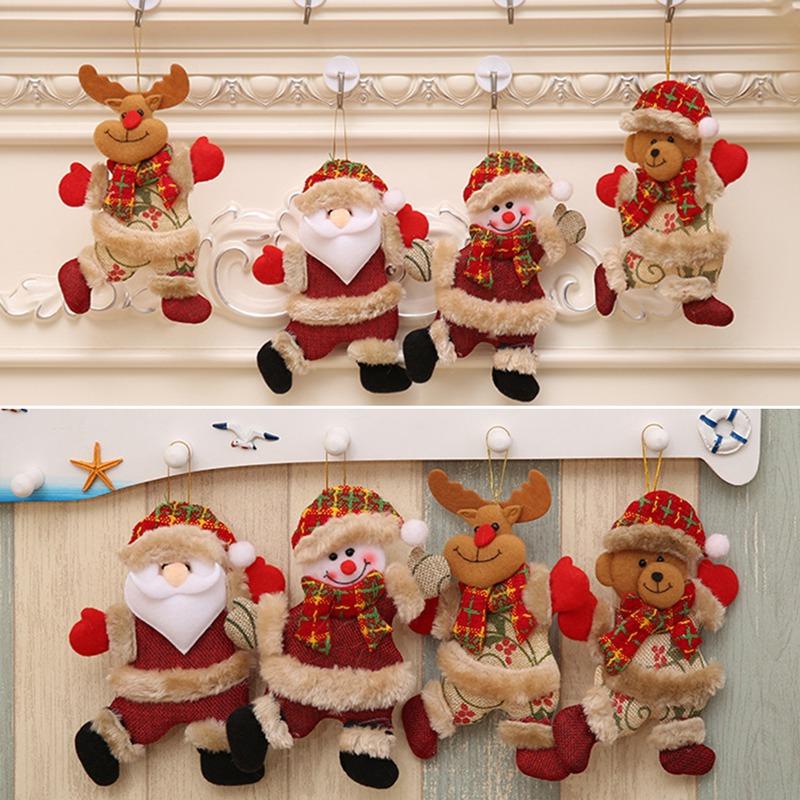 Tmdbyx Ông Già Noel Nhồi Bông Trang Trí Cây Thông Giáng Sinh