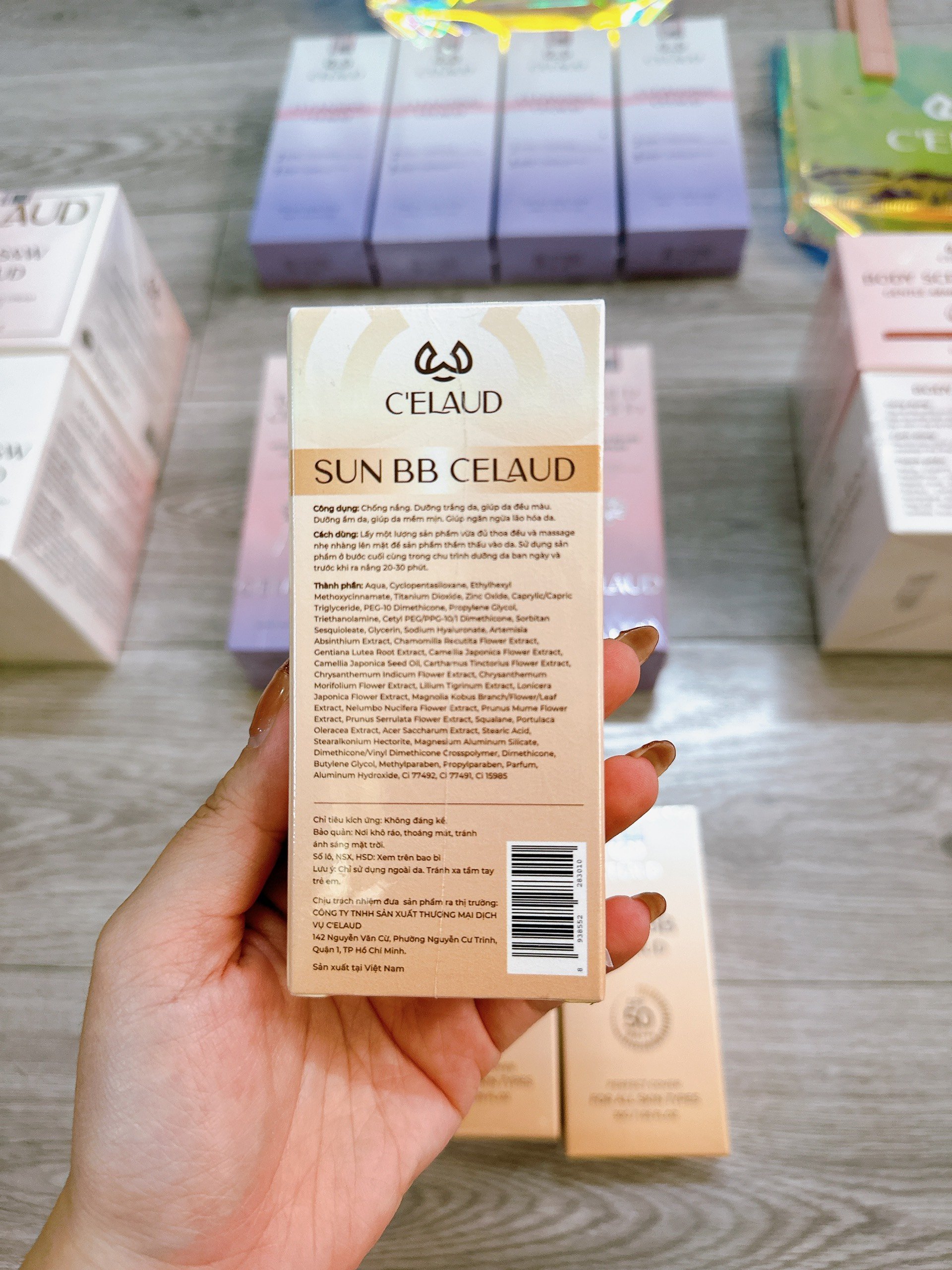 Kem Chống Nắng Cho Da Lão Hóa Sun BB Celaud 30ml