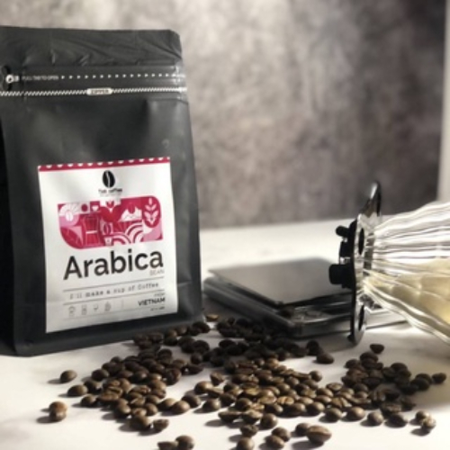 100% Cà phê Arabica LÂM HÀ Tinh Coffee Vị chua thanh, thơm nhẹ, hậu ngọt nguyên chất, rang xay mộc - 250gr / 500gr