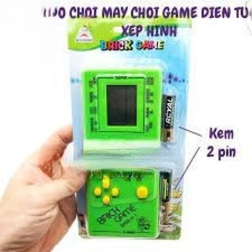 Đồ Chơi Thông Minh, Máy Điện Tử Chơi Game Xếp Gạch Hình Cầm Tay Cho Bé