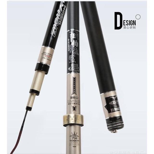 Cần đơn Black Shark 7h siêu nhẹ tặng ngọn phụ