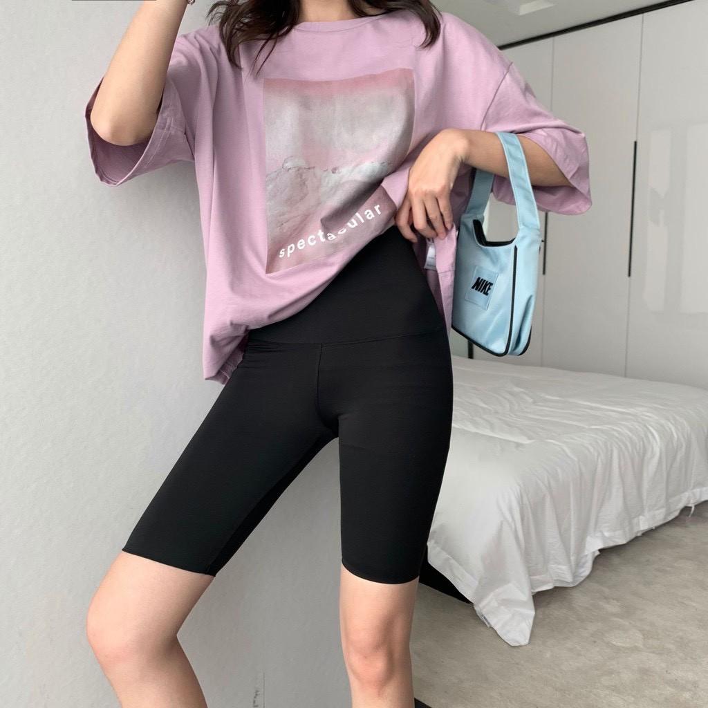Quần Legging Lửng Ngố, Nâng Mông Cạp Cao , co giãn cực tốt bigsize _ QLG _ Lady