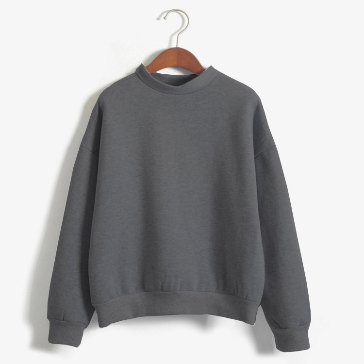 Áo Sweater Unisex Màu Trơn Không Mũ Vải Mềm Êm Ái Cho Cả Nam Và Nữ - MSP T23