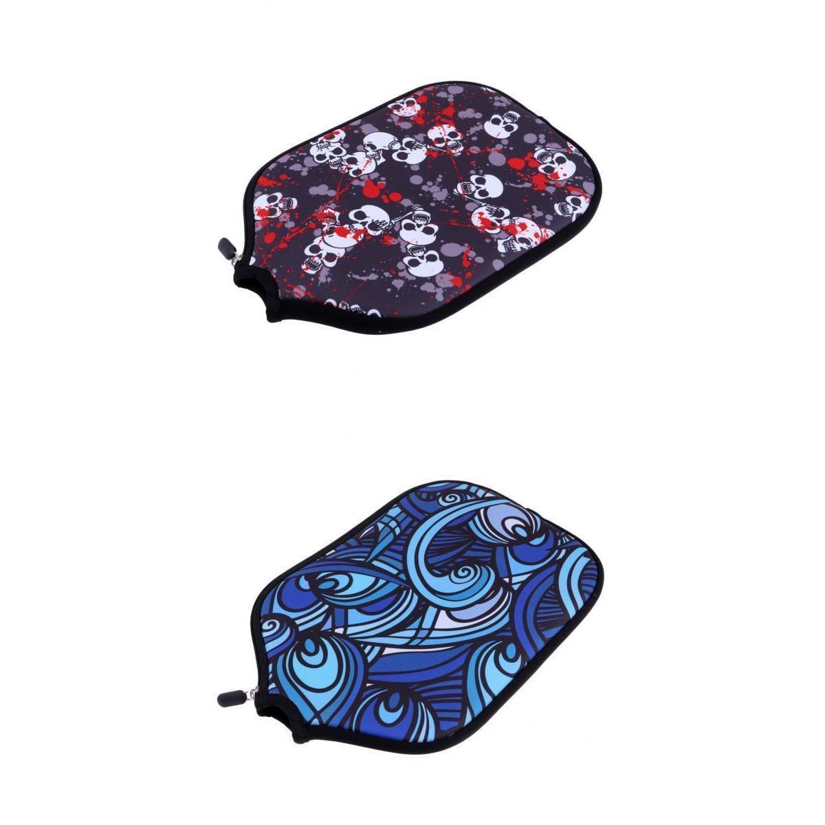 2Pcs Neoprene Paddle Cover Zipper Sleeve Protective Cases