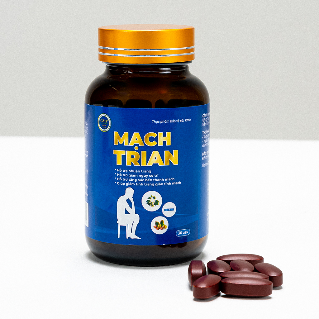 MẠCH TRIAN Hỗ trợ nhuận tràng và tăng sức bền thành mạch