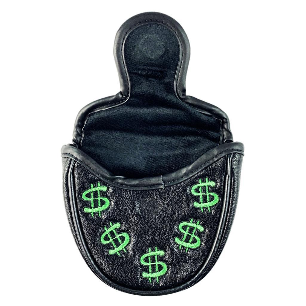 Golf Putter Head Cover  Closure Mallet Headcover - Waterproof PU Leather   - Easy to Use