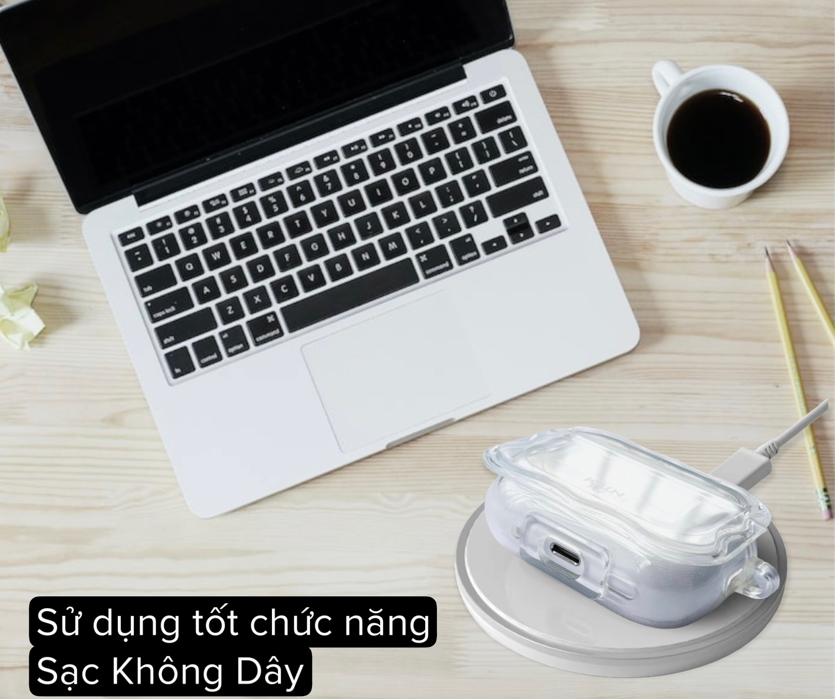 Ốp Bảo Vệ Dành Cho Airpods Pro 2, WAVE TPU Kai.N Case - Hàng Chính Hãng