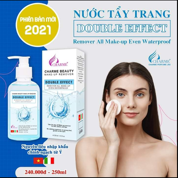 Tẩy Trang Charme Beauty Makeup Remover 250ml