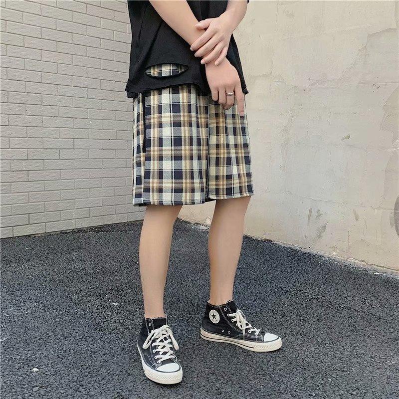 Quần Short Nam Sọc Ca Rô Năng Động