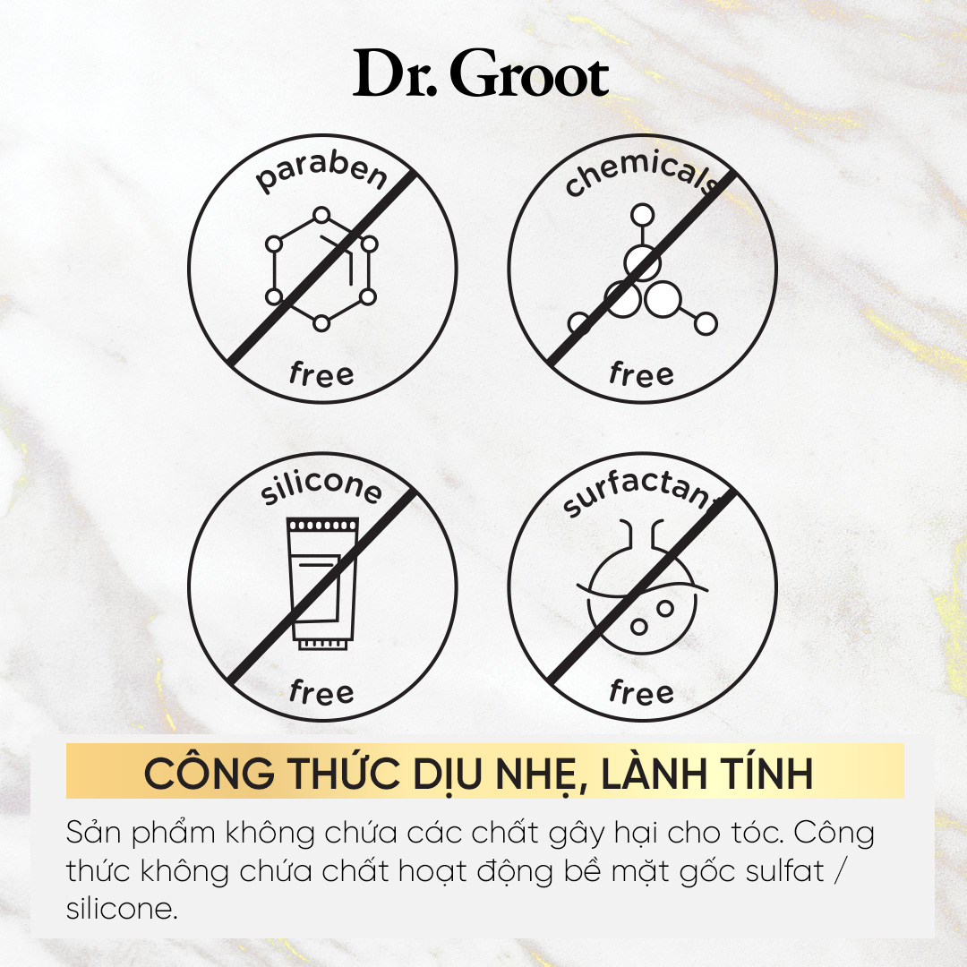 Combo Dầu gội xã chăm sóc da đầu và ngăn tóc gãy rụng REEN DR. GROOT ADDICT SHAMPOO PEAR &amp; FREESIA  385mlx180ml