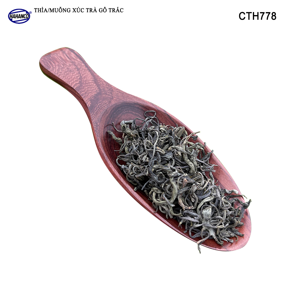 Muỗng xúc trà gỗ trắc siêu sạch (HAHANCO) Hữu dụng cho bạn mỗi khi thưởng trà - CTH778