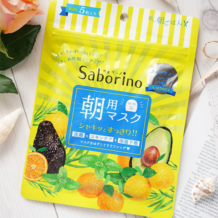 Mặt Nạ Dưỡng Ẩm Buổi Sáng Hương Trái Cây Saborino Morning Facial Sheet Mask 5 Pcs 49g (Gói 5 Miếng)