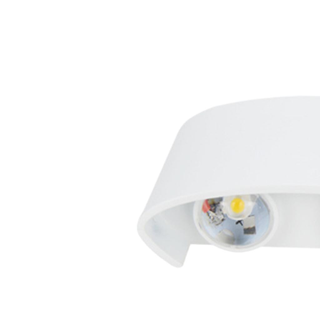 Wall Light Bedroom Warm White LED Sconce Hotel Home Bedside Indoor 4W White