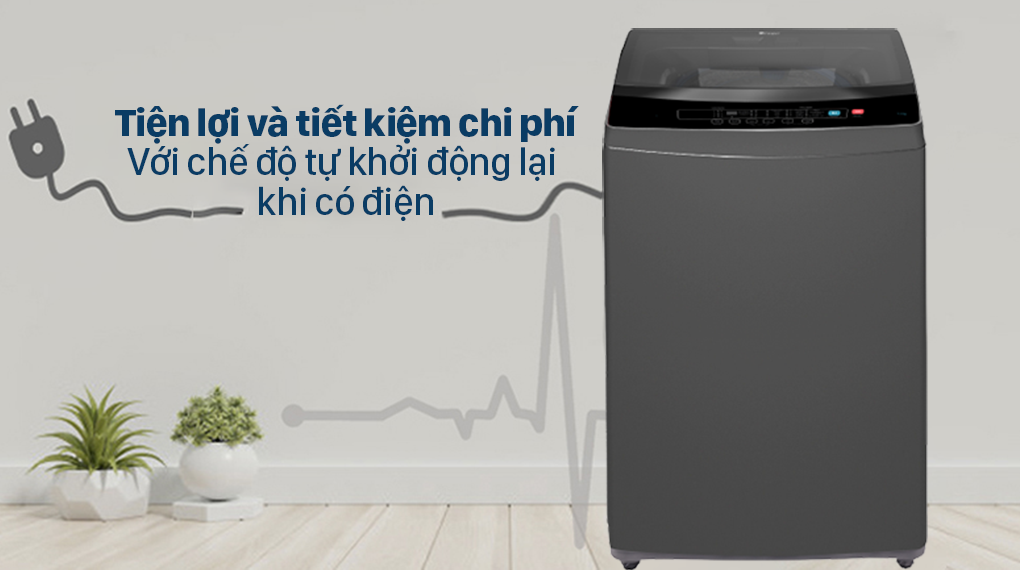 Máy giặt Casper 9.5 kg WT-95N68BGA - hàng chính hãng