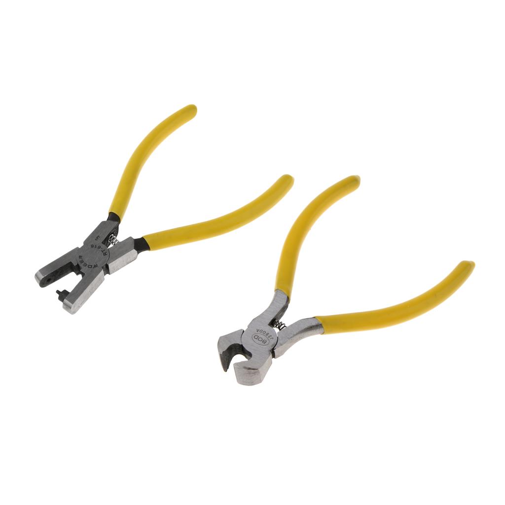 Universal Leather Belt Hole Puncher Manual Punching Plier + End Cutter Plier
