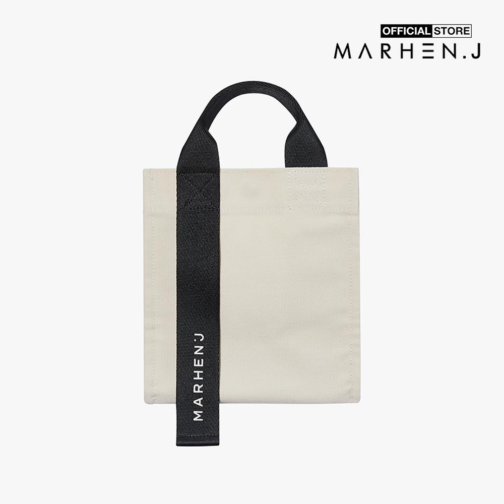 Marhen.J - Túi đeo vai chữ nhật vải bố New Ricky Mini MJ21AECRKM-IV