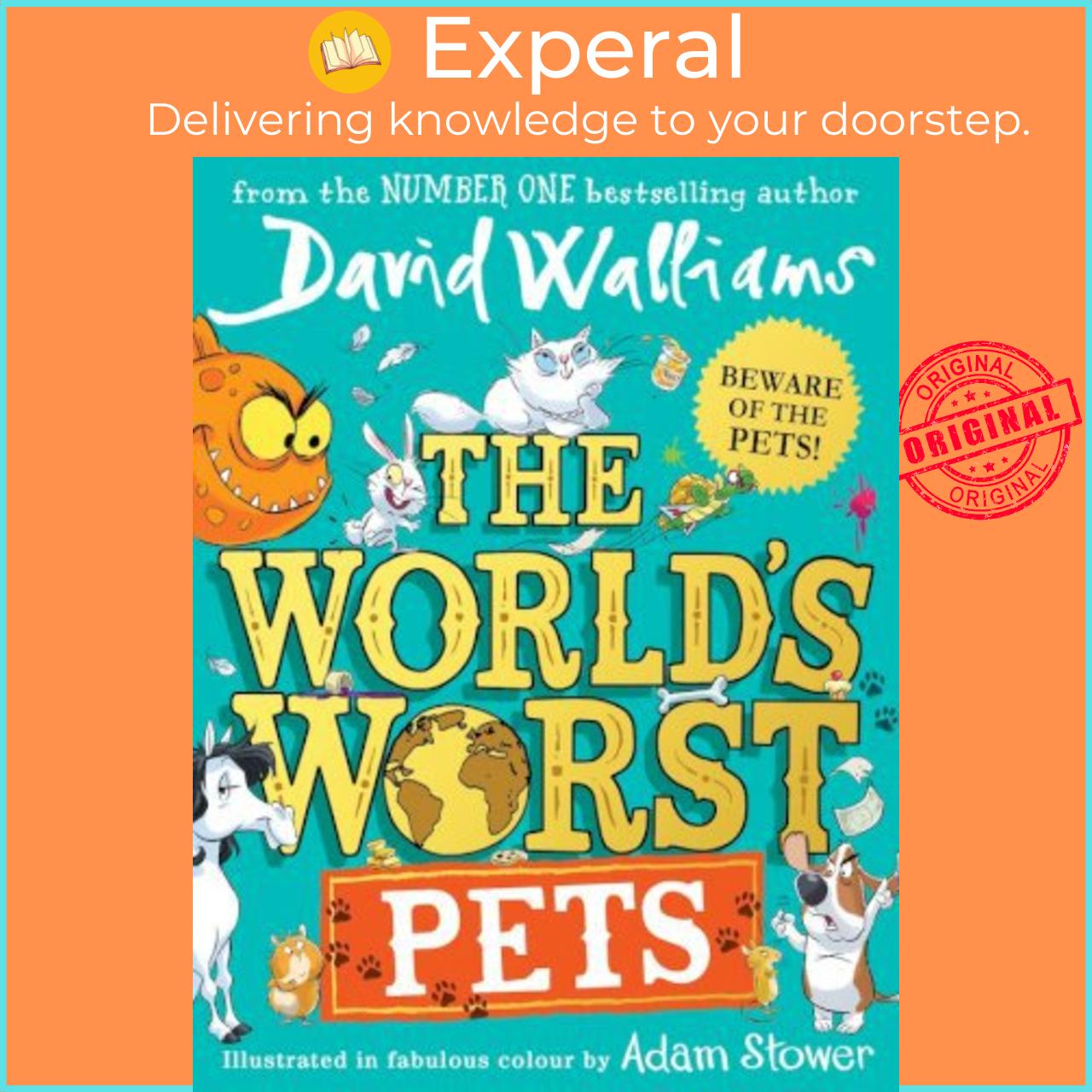 Hình ảnh Sách - The World's Worst Pets by David Walliams (UK edition, hardcover)
