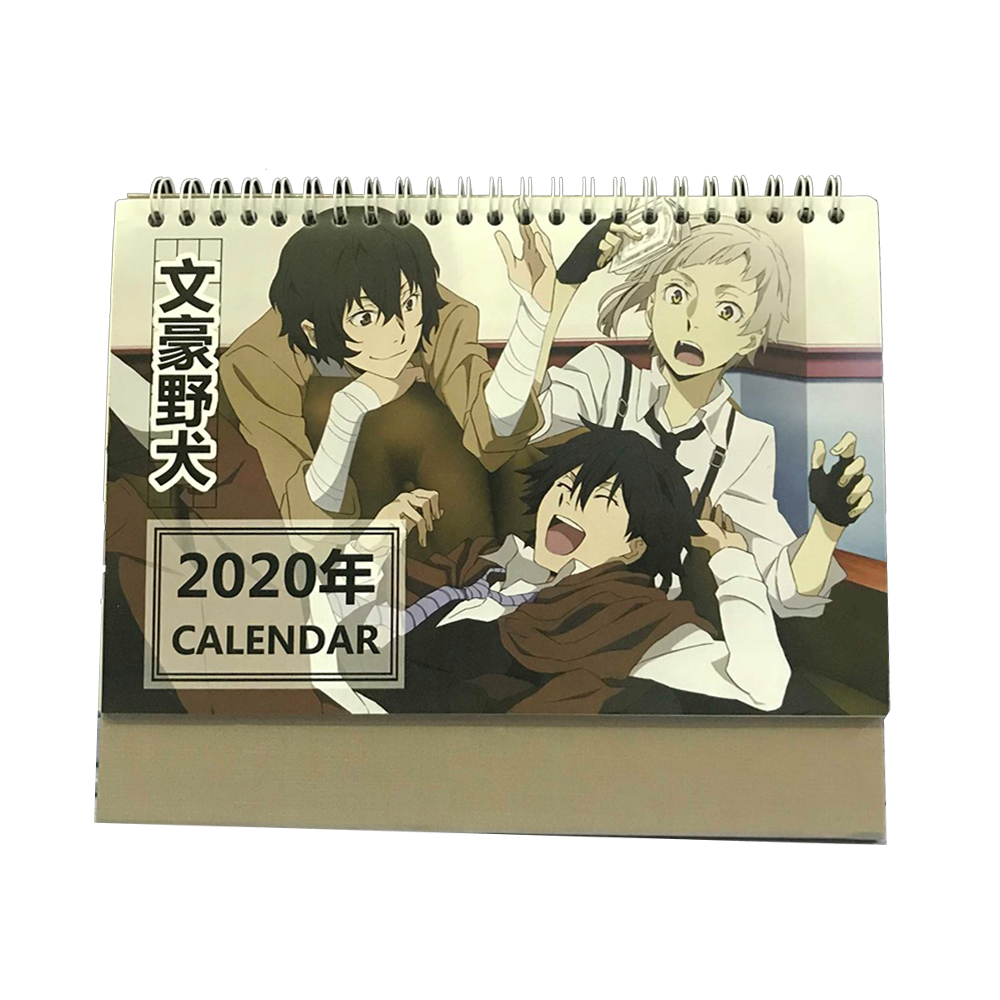 (Lịch 2020) Lịch để bàn hình Anime Bungo Stray Dogs - Đặc Nhiệm Thám Tử - Văn hào lưu lạc