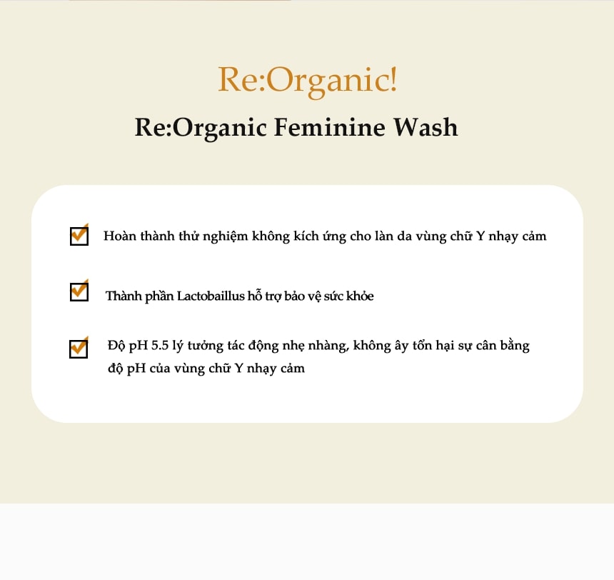 Combo 2 Dung dịch vệ sinh Phụ khoa dành cho Nam và Nữ Re:Organic Feminine Wash 200ml