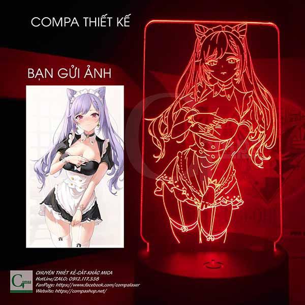 Đèn Ngủ Genshin Impact Keqing Sexy Type 01