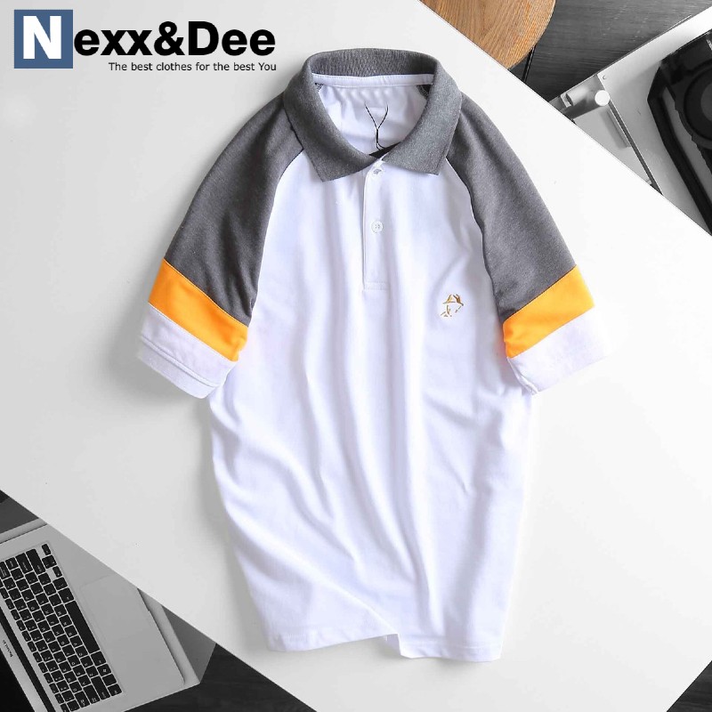 Áo thun POLO nam cá sấu kẻ sọc ngang TRẺ TRUNG có cổ bẻ cao cấp, PL17